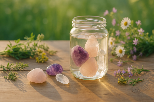 Kristallwasser herstellen: So trinkst du Energie & Intention