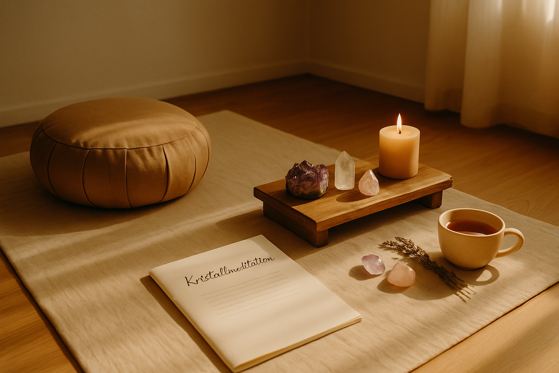 Meditationen mit Kristallen: Anleitung & Wirkung für dein Energiefeld